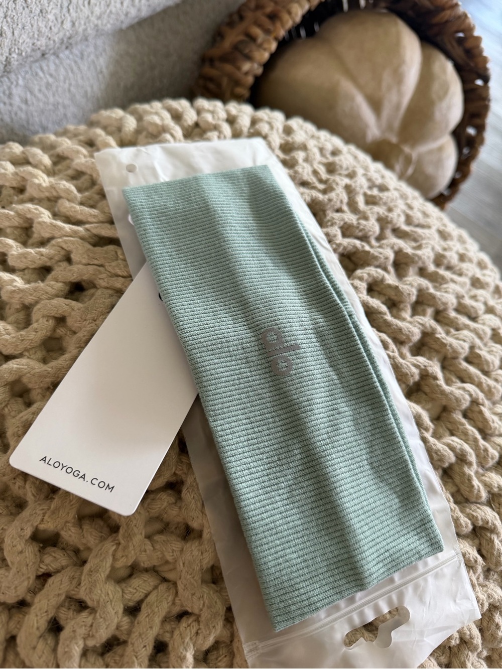 Yoga Mint Ribbed Headband